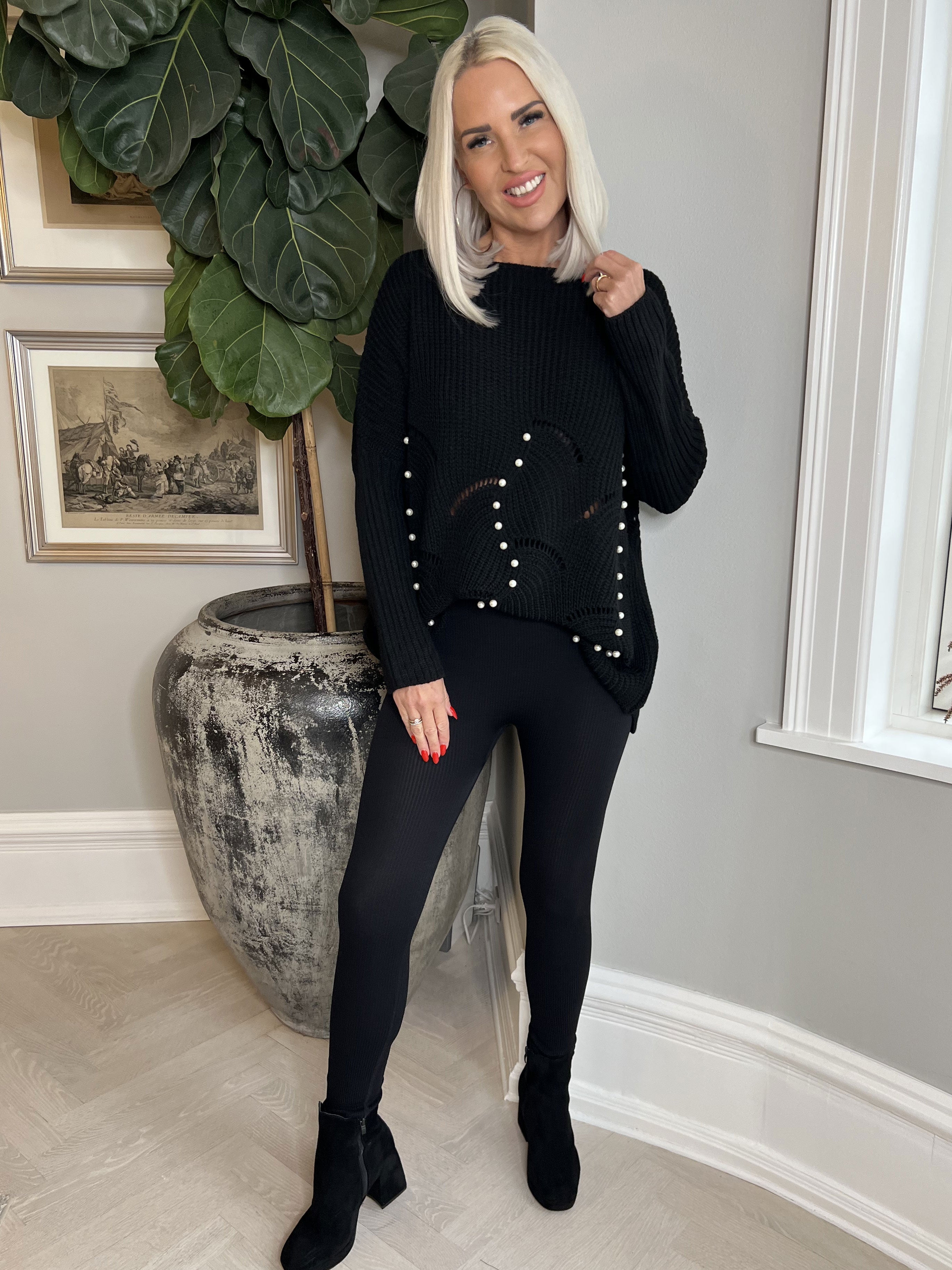 Laura - Elastiska leggings med hög midja